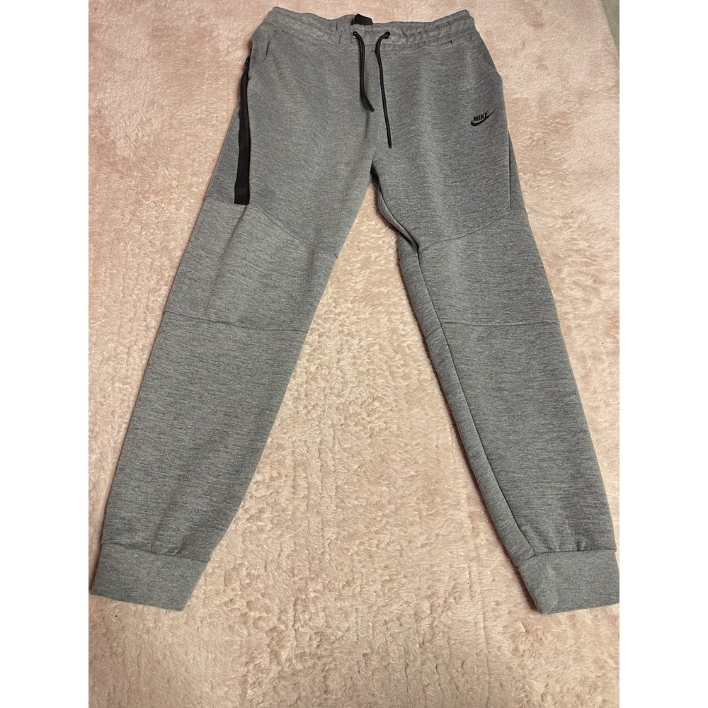Nike Tech‎ Fleece Tapered Joggers Sweatpants Men's XL Gray Bin12